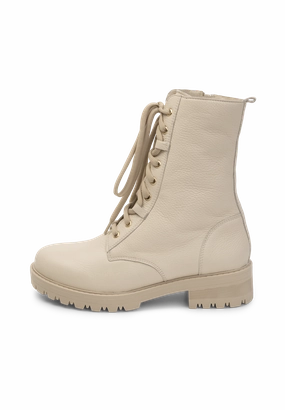 attraktive Stiefelette Hirschleder Ankle Boots Keilabsatz Kombinieren