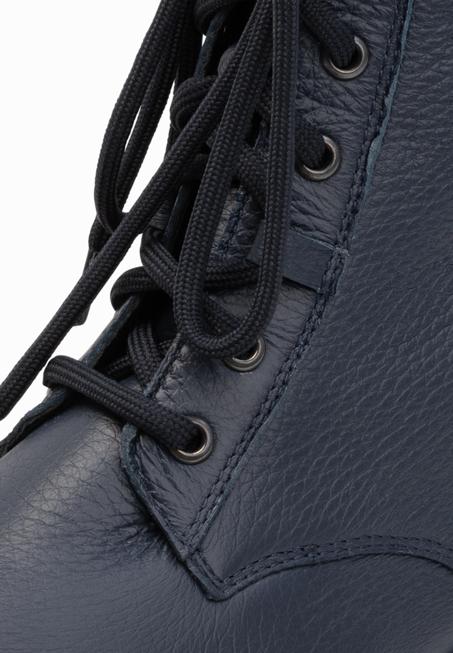 attraktive Stiefelette Hirschleder