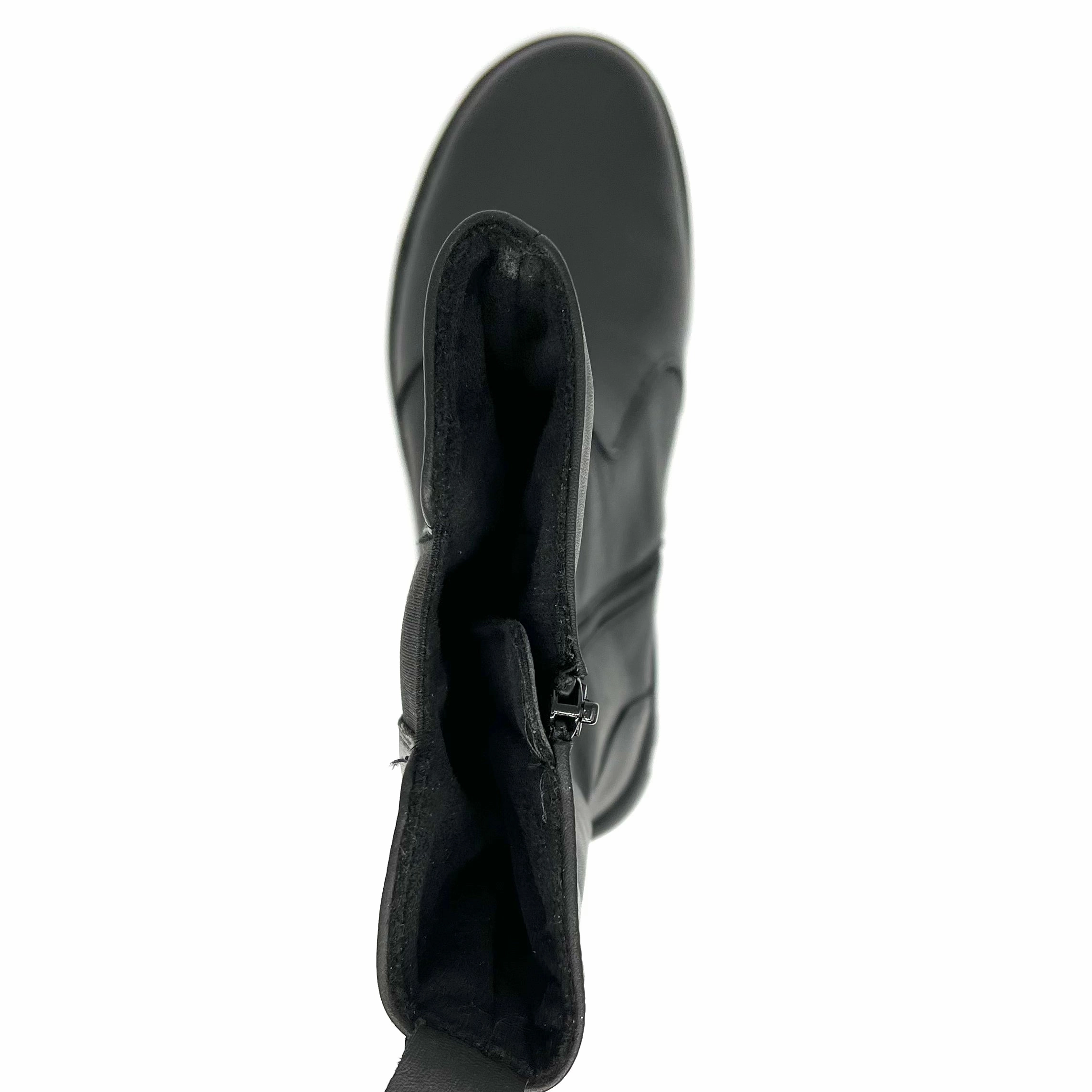 Chelsea Boots Mit Klobiger Sohle Damen Komfort Stiefel Reiverschlu Schwarz von Semler 17604