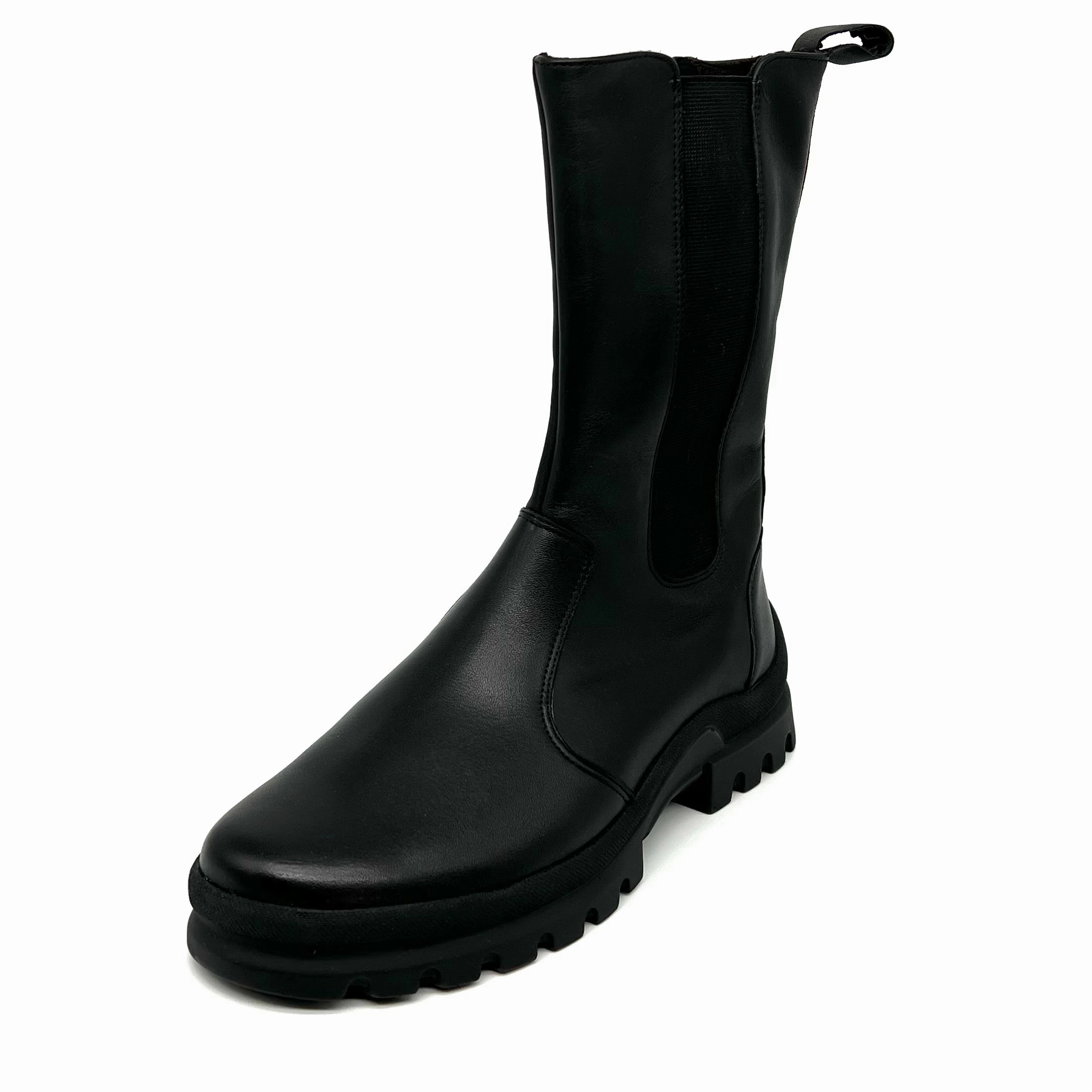 Chelsea Boots Ashley Damen Komfort Stiefel Reiverschlu Schwarz von Semler 17604