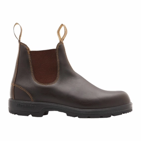 Blundstone - 550 Chelsea-Lederstiefel // Braun Stiefel Polieren