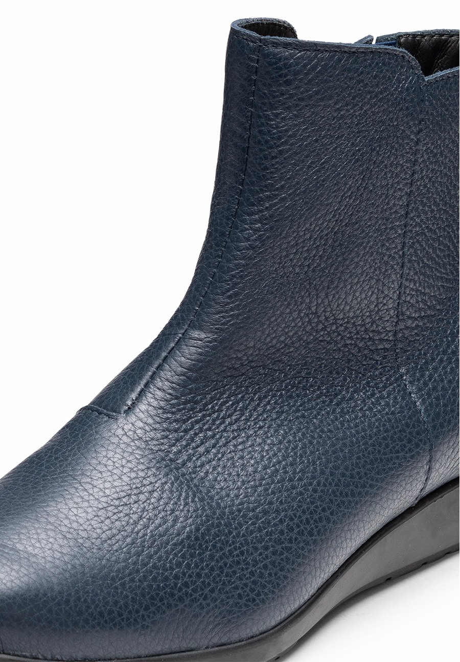 Ankle Boots Leder ausgezeichnete Stiefelette Hirschleder