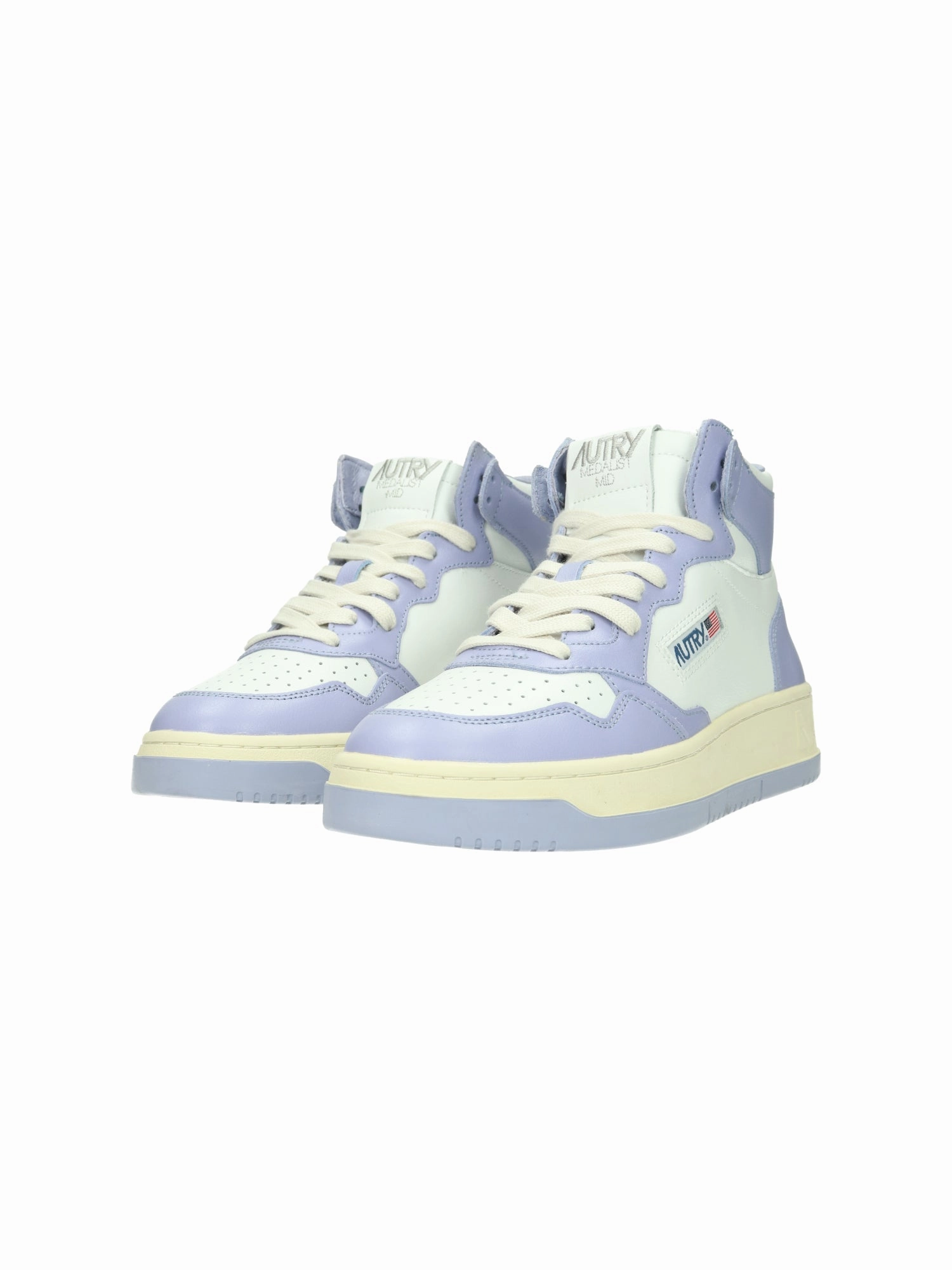 Cph Sneaker AUTRY 01 MID WOM LEAT/LEAT lavender