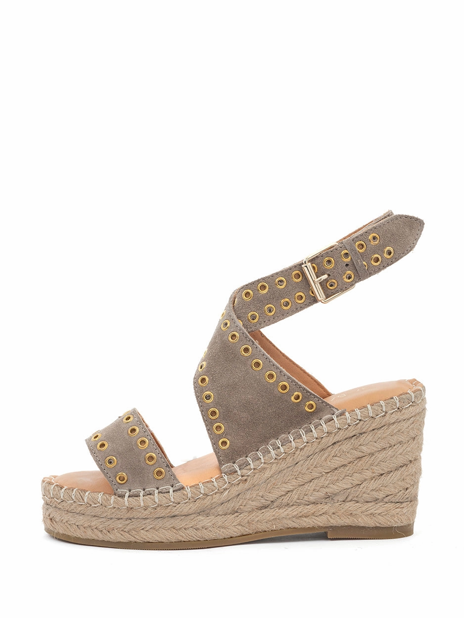 Avi | Espadrilles Sleehak Kum Sandalen Zum Verstellen