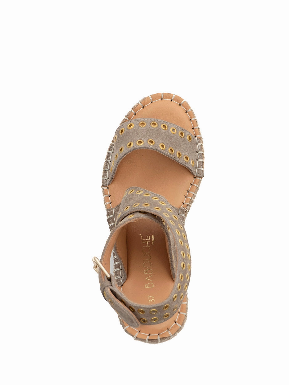 Lacoste Sandalen Avi | Espadrilles Sleehak Kum