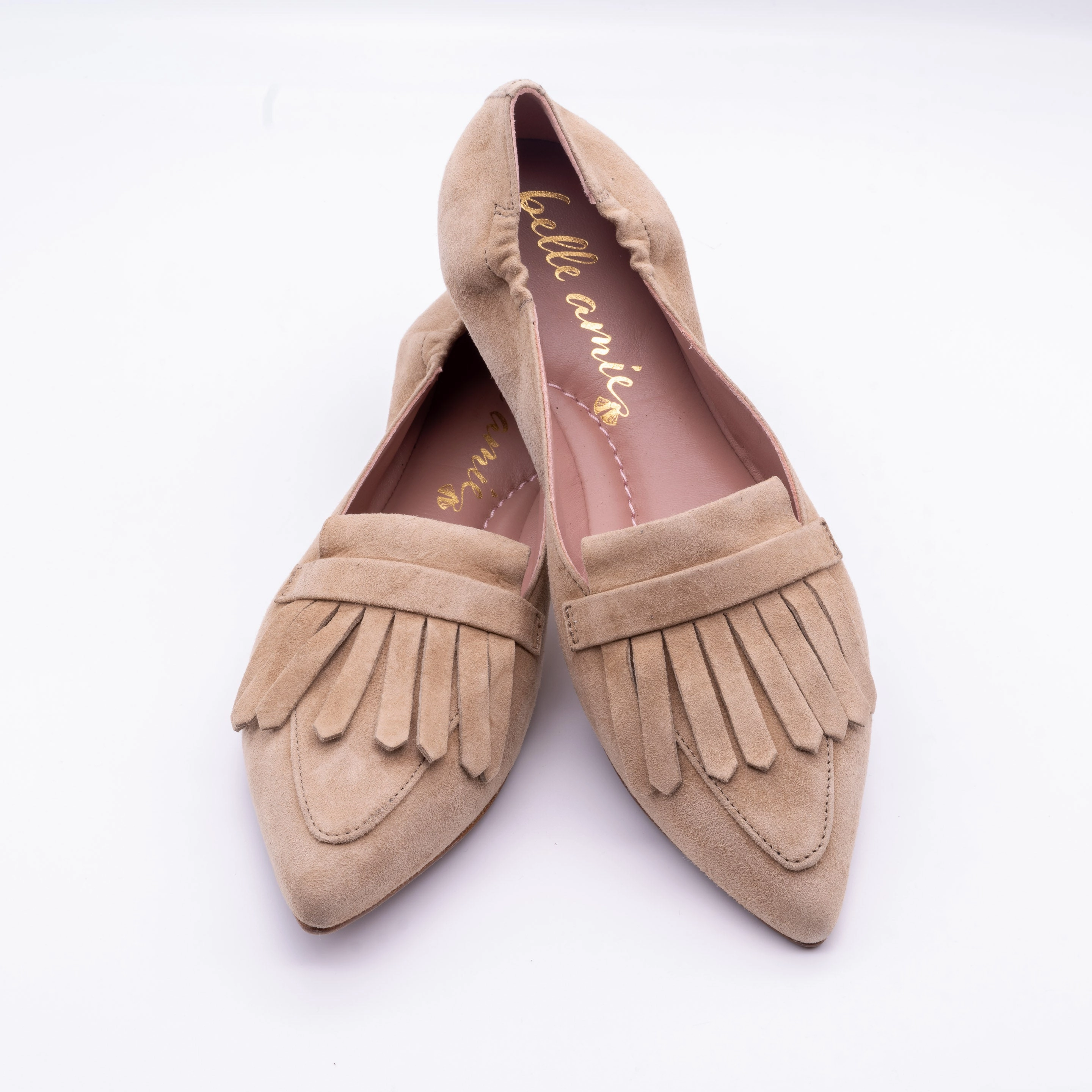 Tan Penny Loafers Ballerina Sand