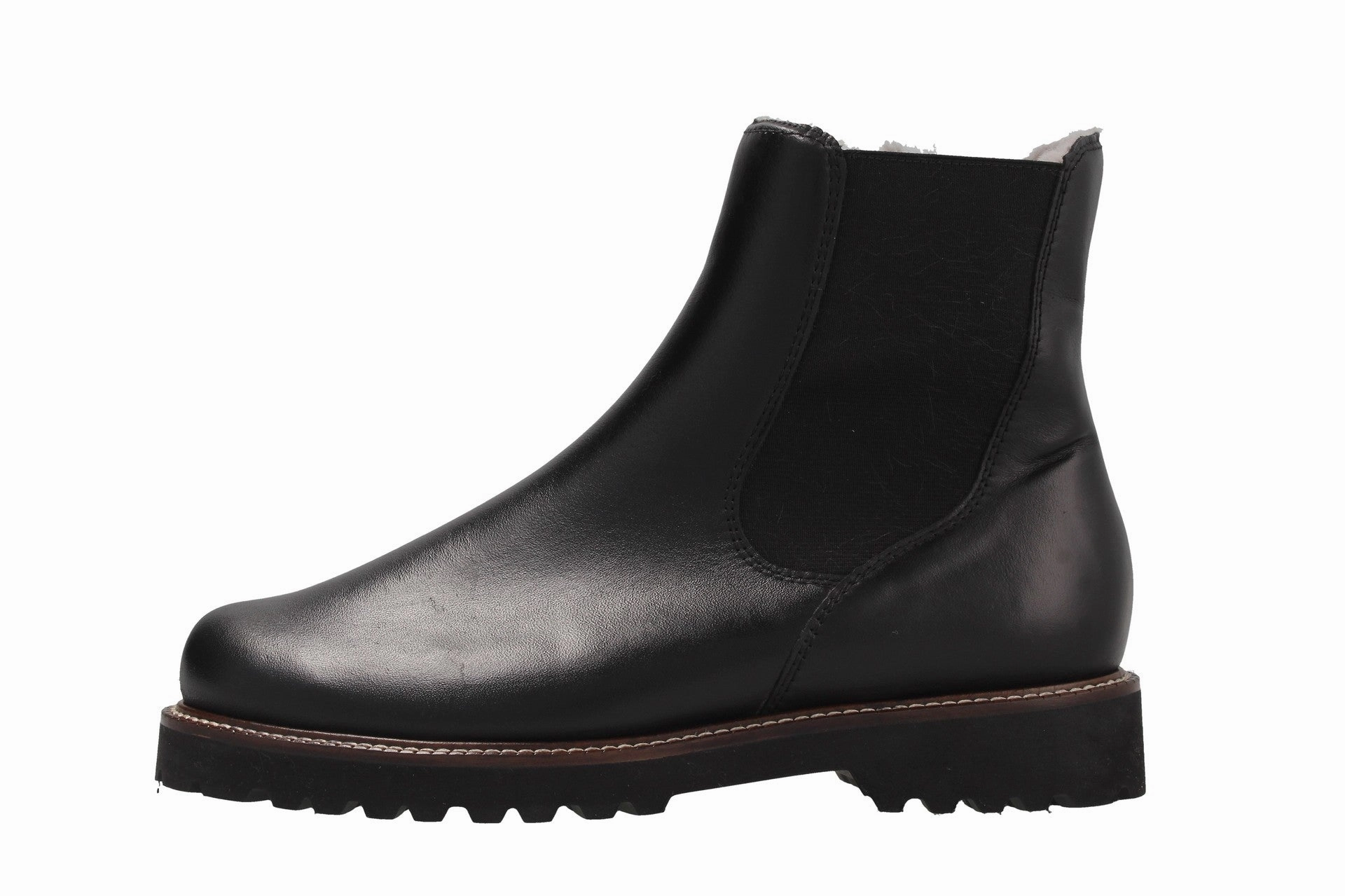 Barbara  schwarz  Stiefel  B10274 Snake Chelsea Boots