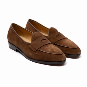 Baudoin & Lange x MJ: Loafer "Fleurus Grand Penny" aus Kalbsleder - Handmade Rivet Loafers