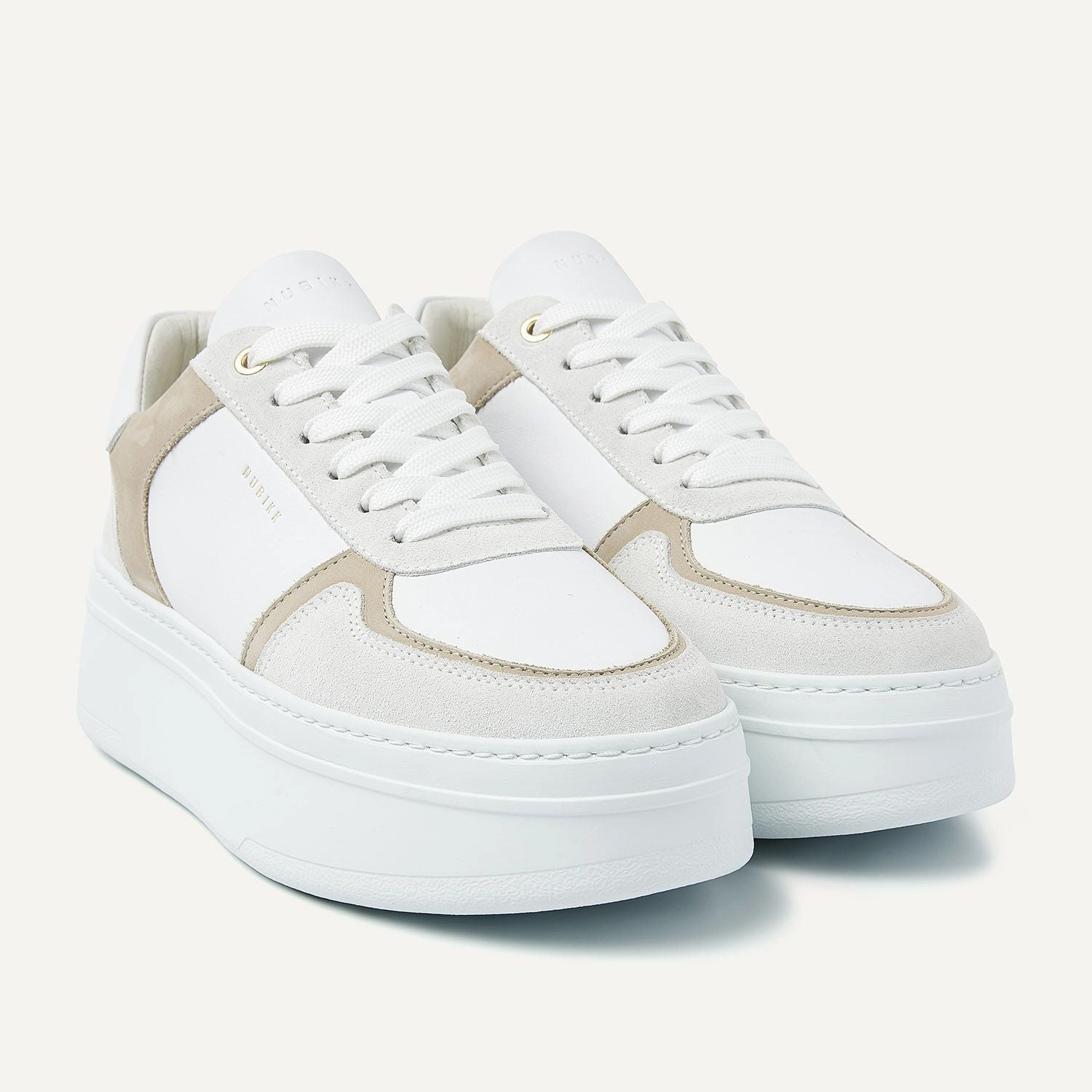 BAYOU PLATFORM SNEAKER WHITE TAUPE Giuseppe Zanotti Design Sneaker
