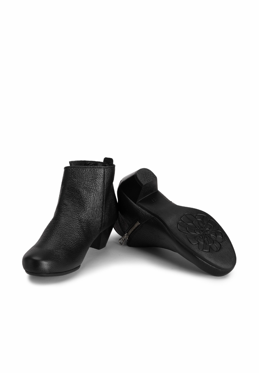 Leopard Print Ankle Boots zarte Stiefelette Hirschleder