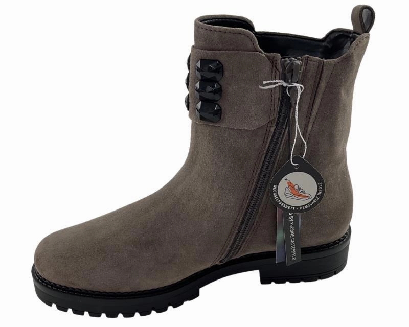 Ankle Boots 4 Cm Gabor Damen Stiefelletten 32.724.30 Dreamvelour mohair(Mel)