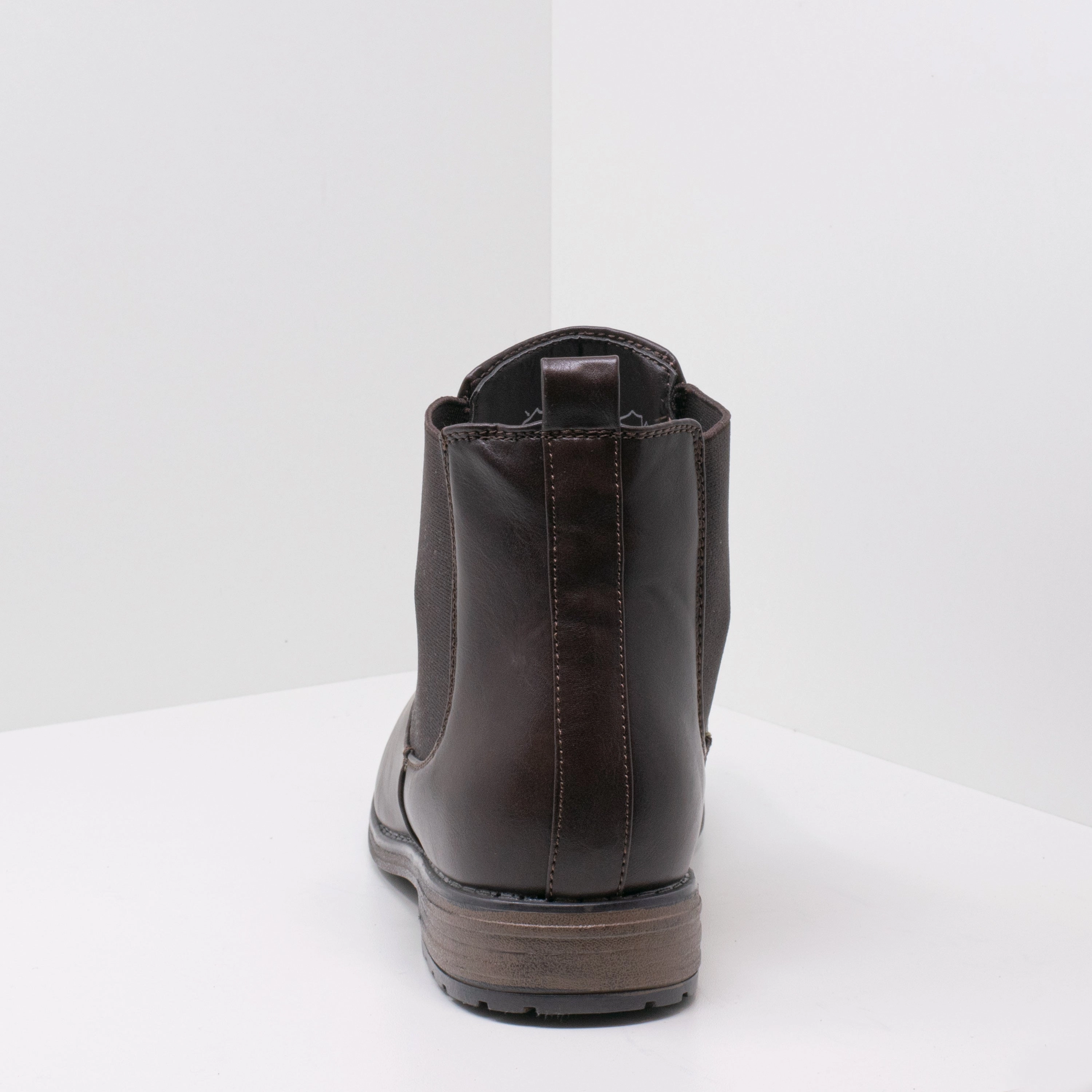 Chelsea Boots In Snow Katty PU in braun - Damen Stiefelette