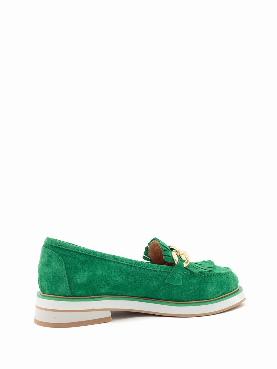 Scarosso Loafers Amy | Chunky Loafer Groen