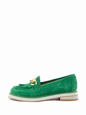 Boat Loafers Amy | Chunky Loafer Groen