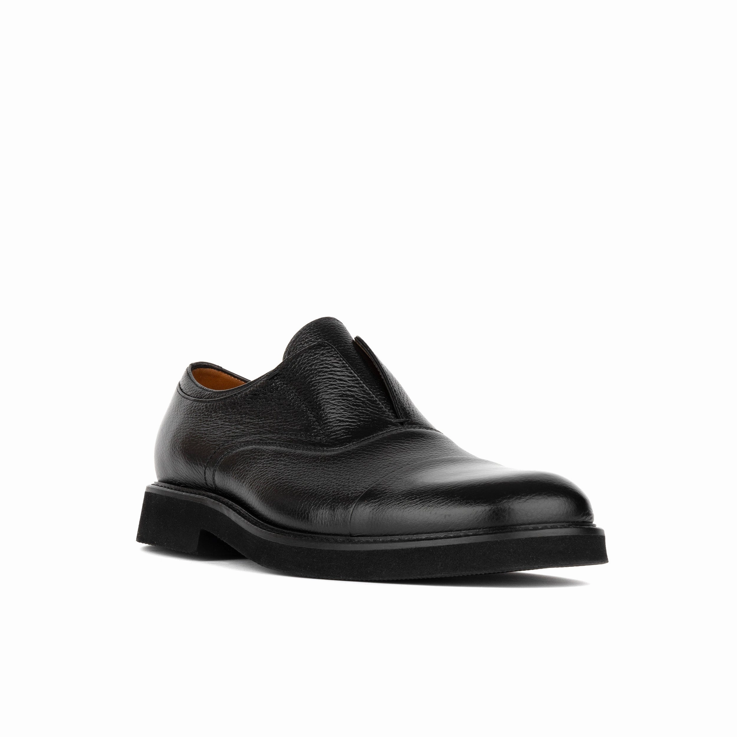 Sturlini Loafers Dunlee - Black - Men's leather slip-on loafer