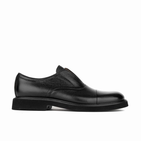 Dunlee - Black - Men's leather slip-on loafer Bottega Veneta Swell Loafers