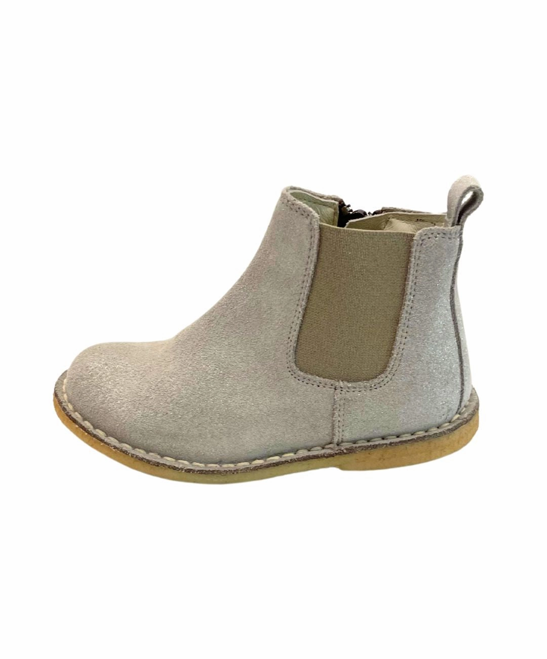 Marie Morenz 1403 Jodpur Reissverschluss Kreppsohle Glitzer Kiss Stiefel