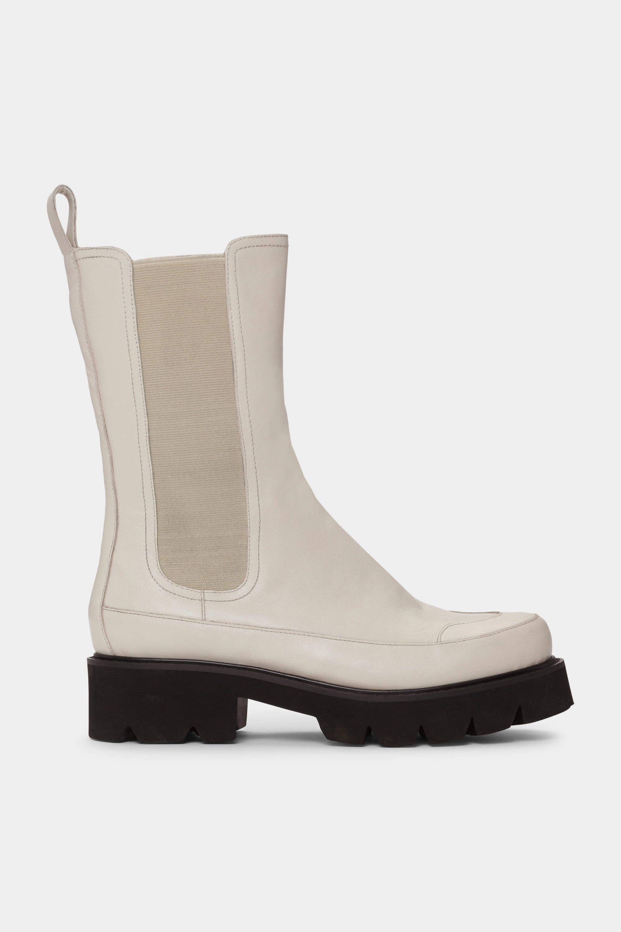 Stiefel Zum Kleid Bilder Wadenlange Stiefel - Bleached Sand