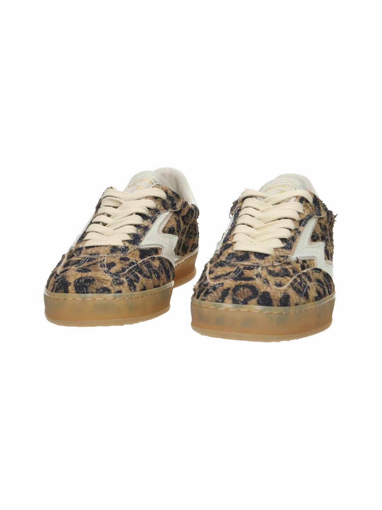 Club Leopard Suede Destroyed Club leopard Weiße Anzug Sneaker