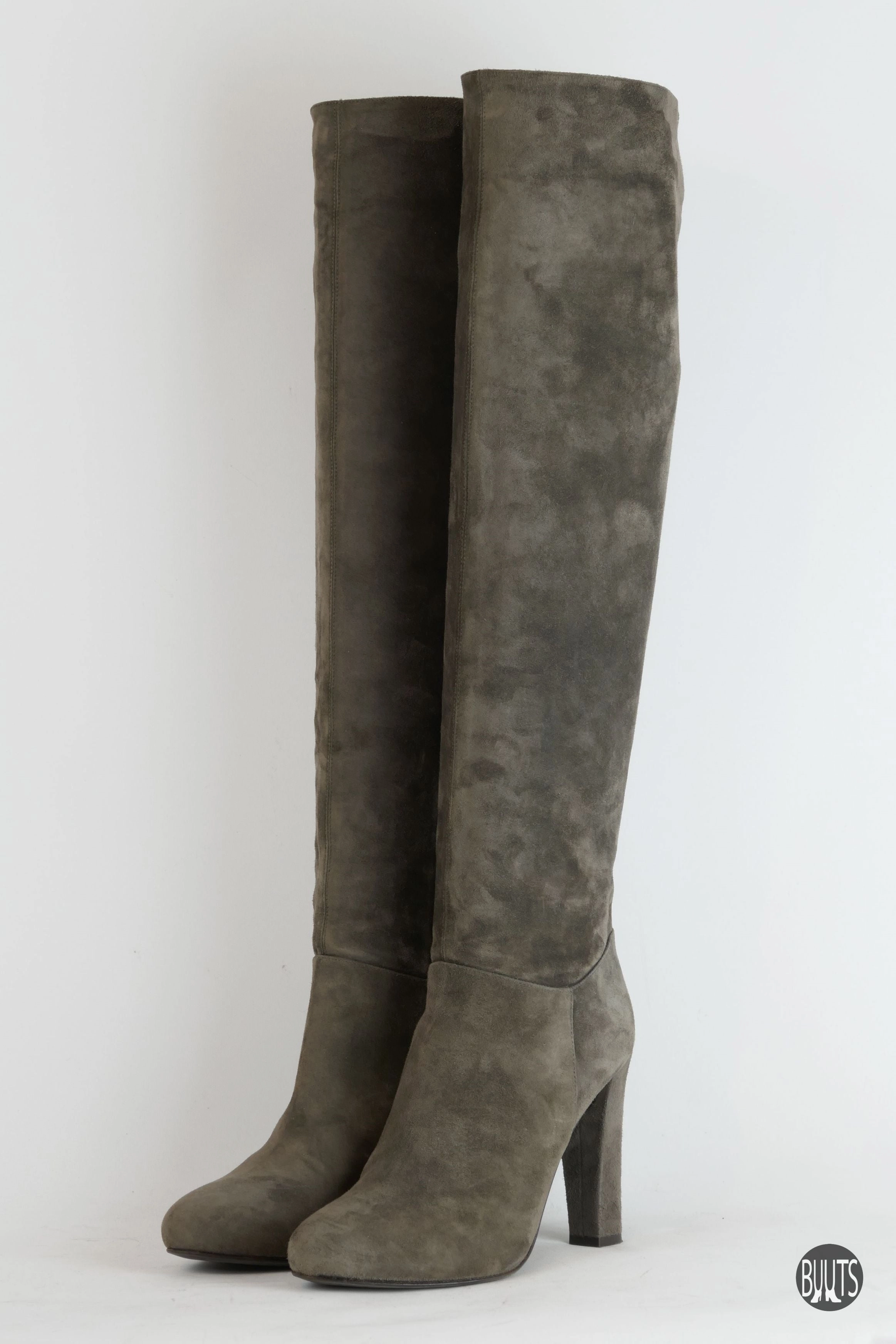 Patrizio Dolci Stiefel Hohe Stiefel Wildleder grau