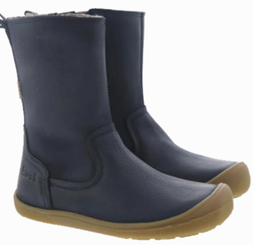 Koel4Kids Barfustiefel Eleanor Tex mit Lammfell Blau Roberta Bieling Stiefel
