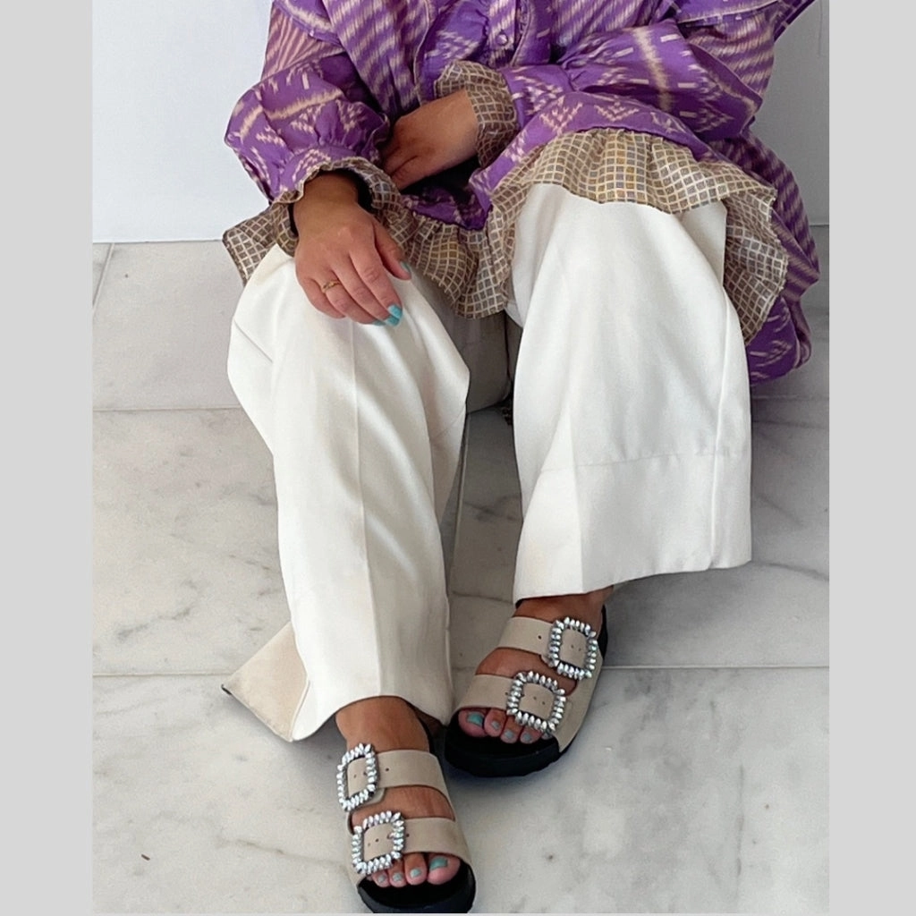 Revs Massage Sandalen BENITA - BEIGE