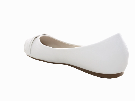Damen Slipper Halbschuhe Ballerina Loafer Mokassins Slip On Flats Freizeit White # 9699 Adrian Arcadia Leather Tassel Loafers