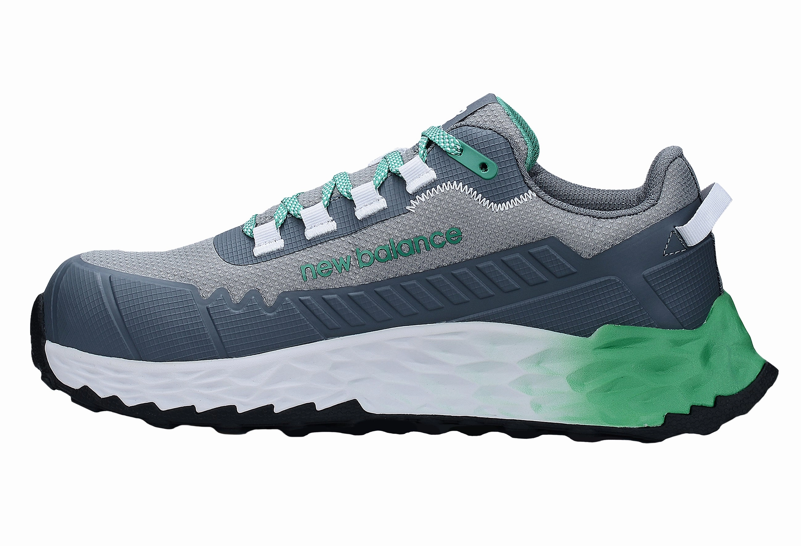 Sicherheitsschuhe Bold New Balance Cremorne, S3 Sicherheitsschuh ESD HRO FOe, alloy / grn, Weite 2E, EN ISO 20345