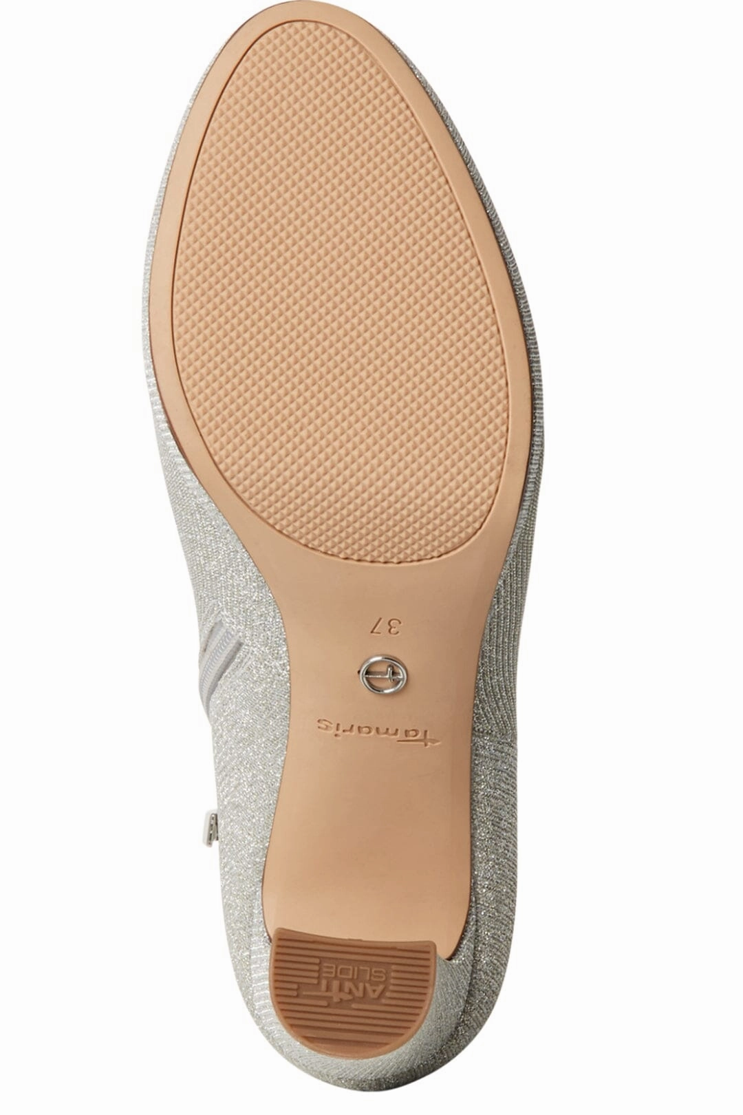 Moccasin Ankle Boots Funkelnde Stiefeletten Silver Glam  Tamaris