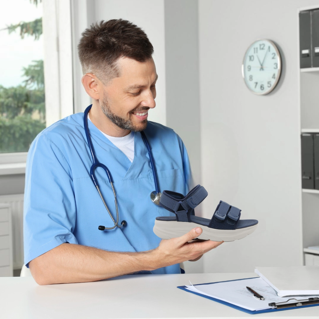 OrthoSport - sportliche Schmerzlinderungs-Sandalen Sandalen Mit Gepolsterter Sohle