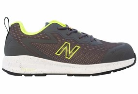 Elten Maverick Sicherheitsschuhe Kunststoffkappe New Balance Logic, Halbschuhe, S1 PL SR FO HRO, grau / lime S1P S1 ESD HRO