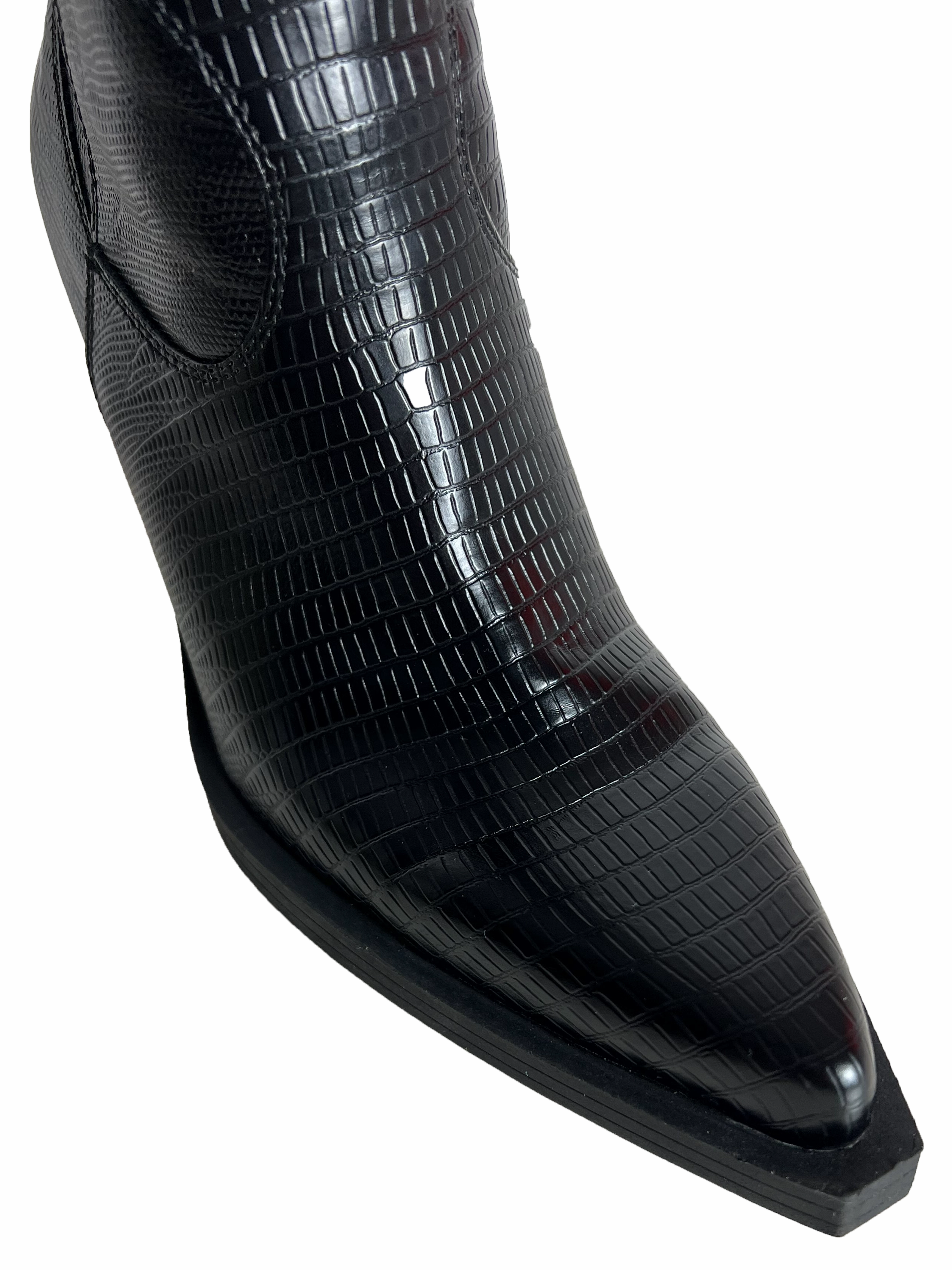 Orzac Ankle Boots Stiefeletten mit Absatz im Cowboylook