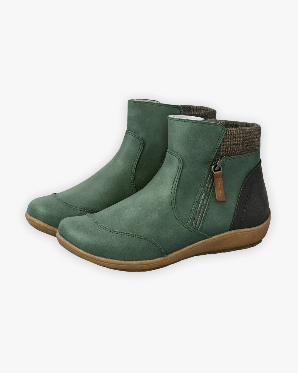 Bequeme Stiefeletten mit ergonomischer Passform Leder Ankle Boots Cut Out