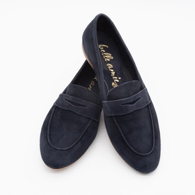 Walk London West Tassel Loafers Penny Loafer Navy
