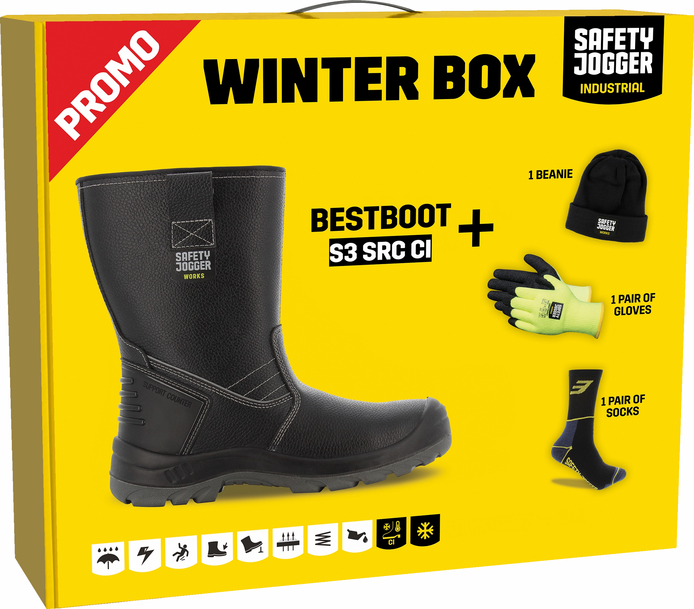 Arbeitsschuhe Sicherheitsschuhe Modell 215 SJ Winterbox Bestboot S3