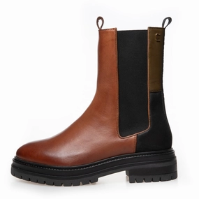 IT'S A KIND OF MAGIC - COGNAC/BLACK/BROWN Ziehharmonika Stiefel