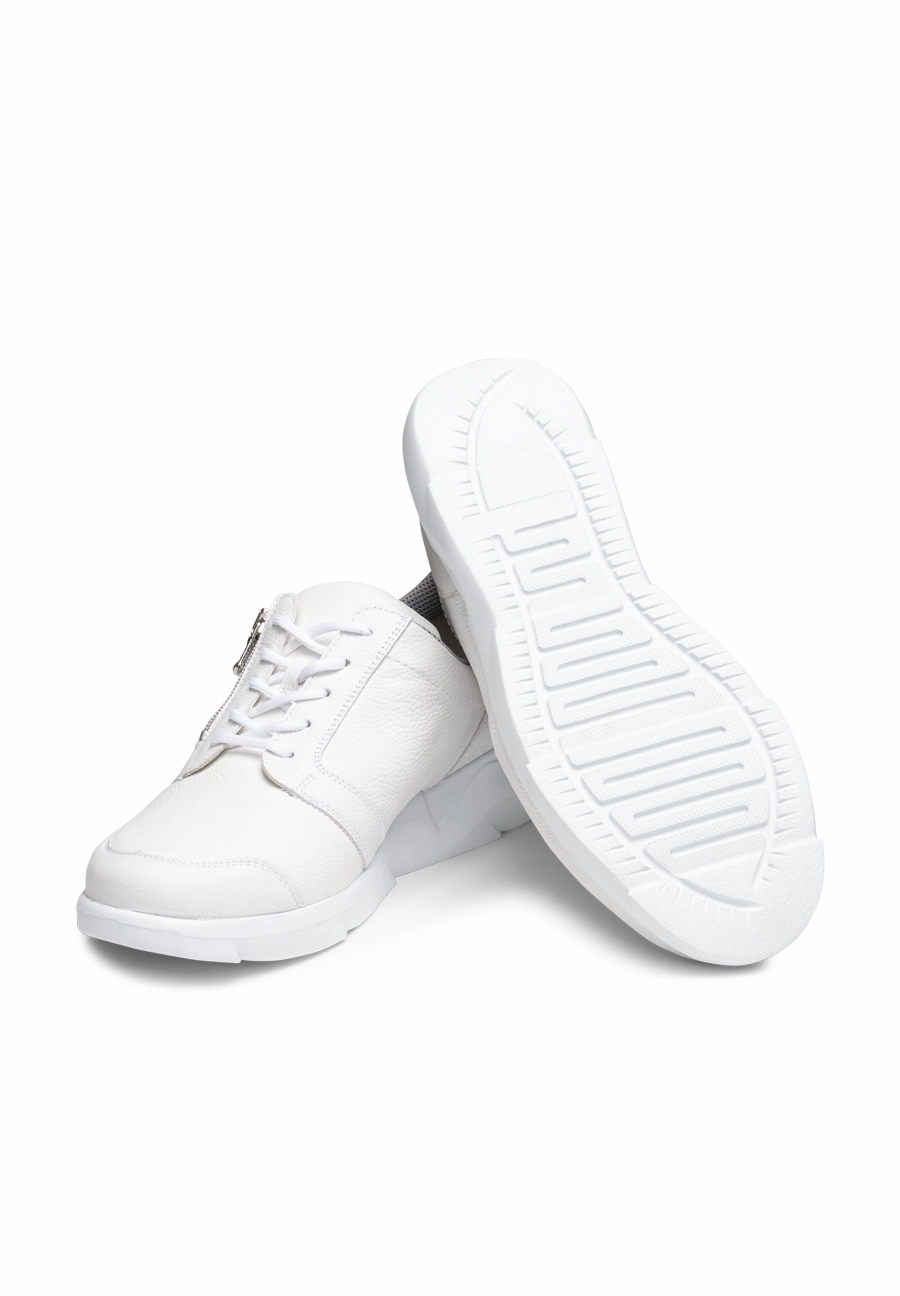 unverzichtbarer Sneaker Leder/Stretch Trigema Sneaker