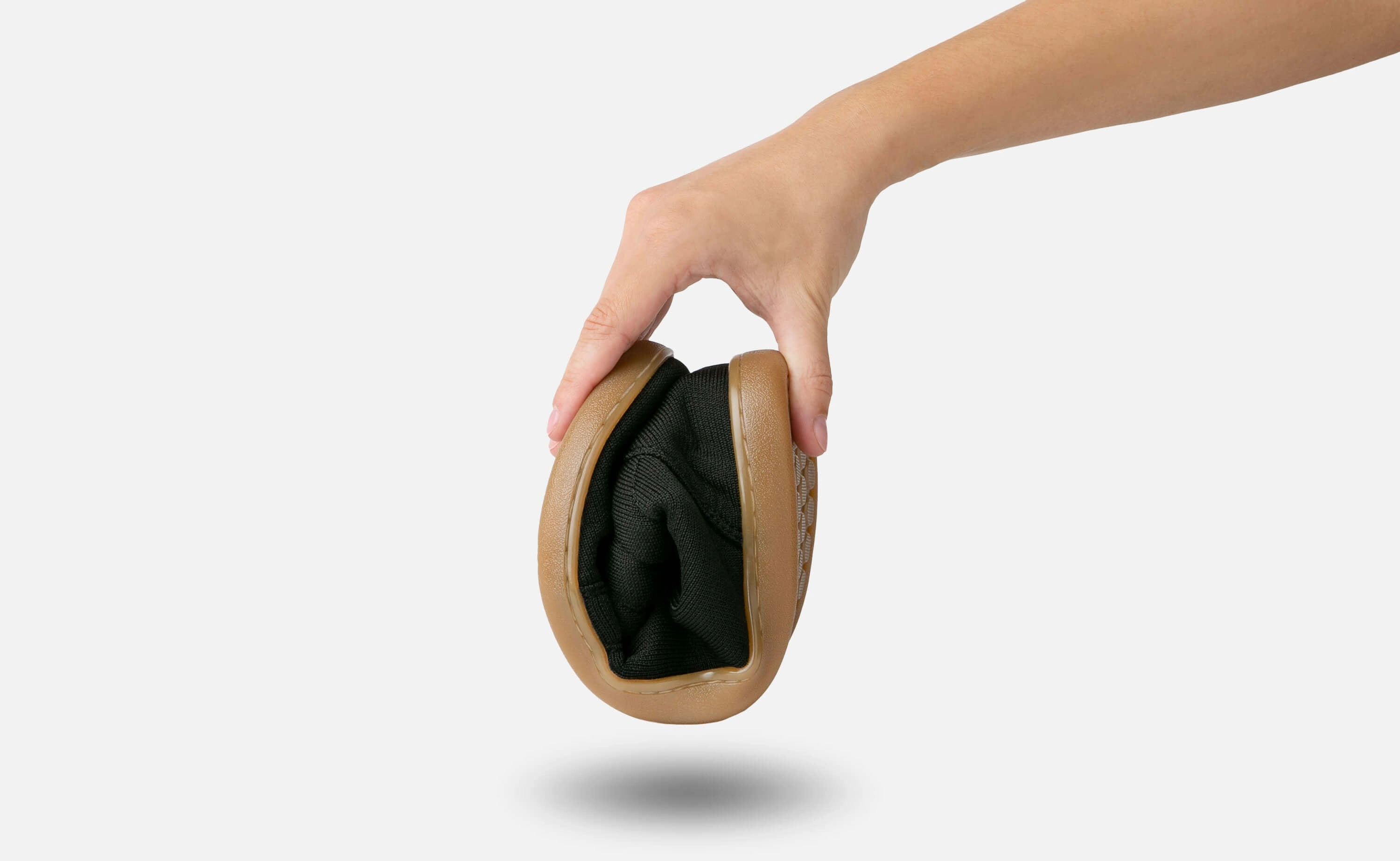 Highrise Knit - Gum Black Chunky Sneaker Schwarz