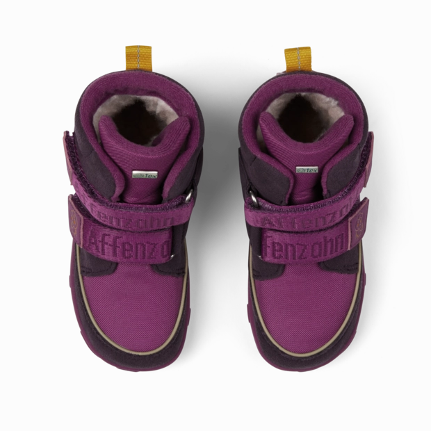 Winterstiefel Warm Und Wasserdicht Affenzahn Barfu - Winterstiefel Vegan Comfy Vogel