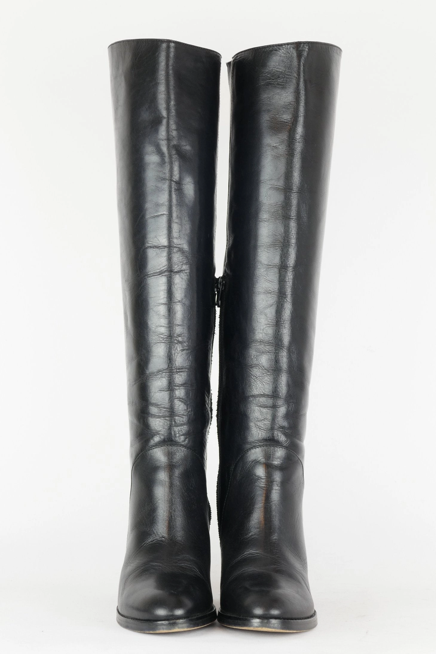 Stiefel Absatz Erneuern Stiefel Leder schwarz