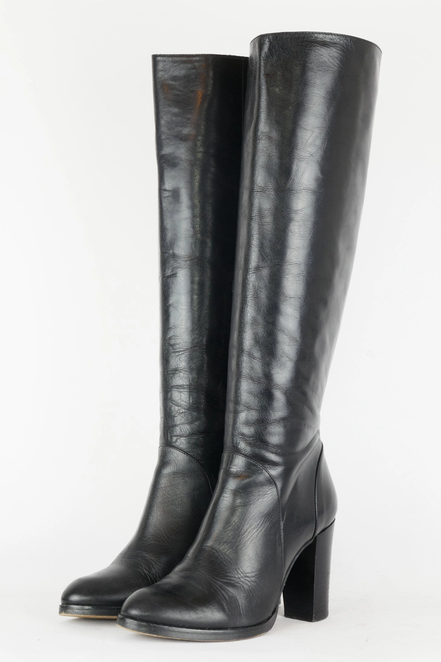 Walker Stiefel Orthopädie Stiefel Leder schwarz