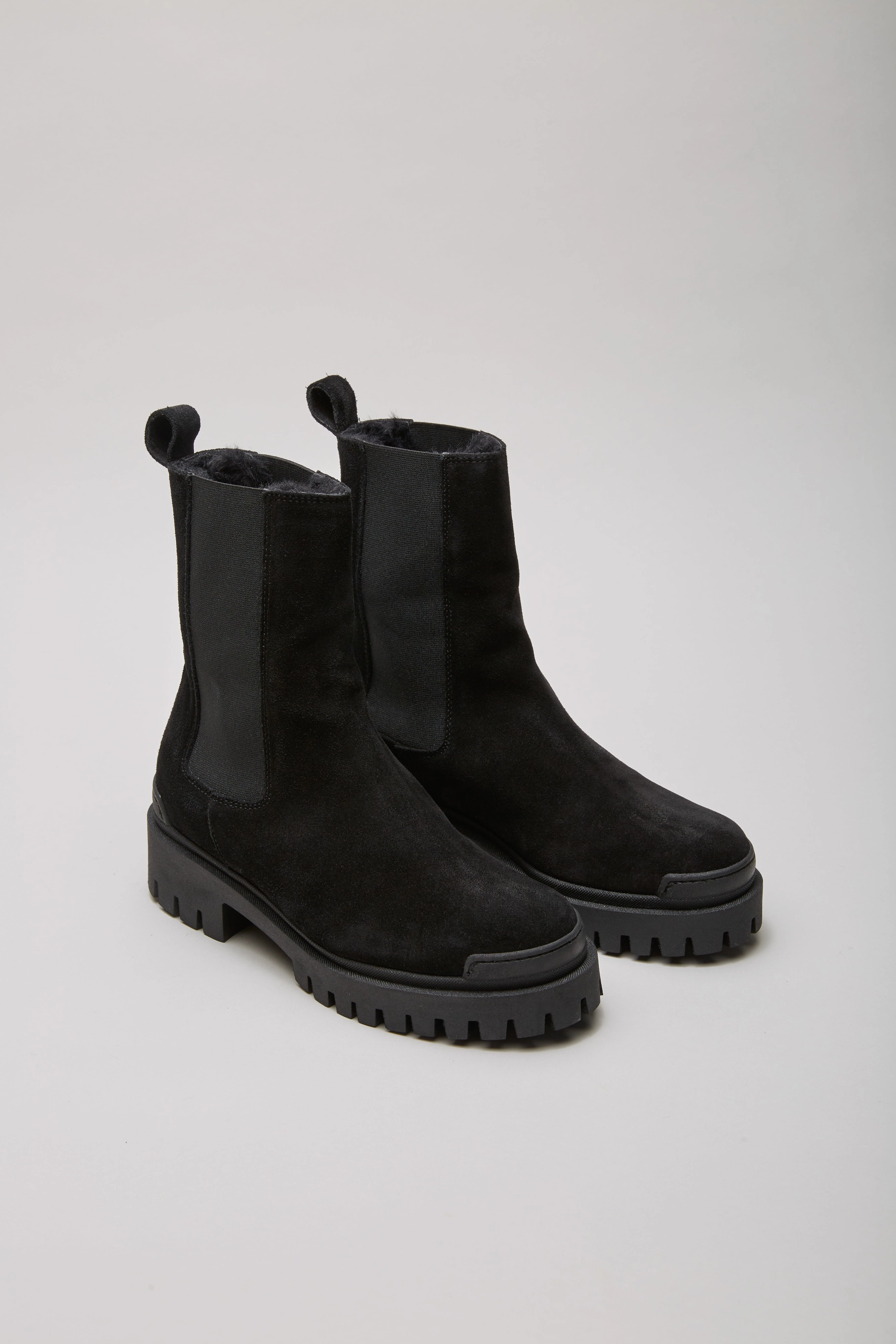 BIARRITZ Stiefel black suede Stiefel Ksk