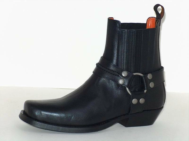 Biker Boots Stiefel Schuhe Motorradstiefel Echtleder Bundeswehr Stiefel Pflege