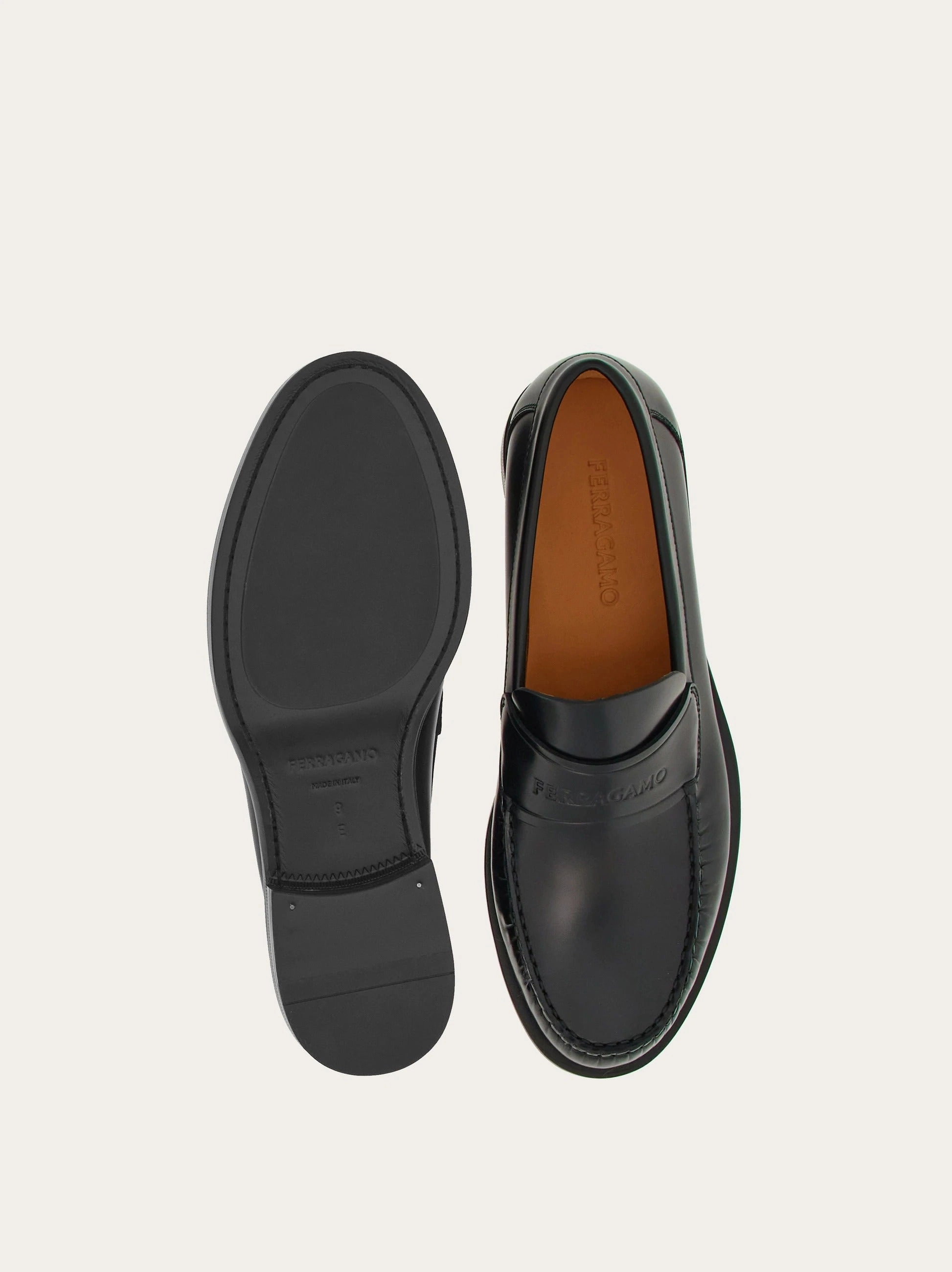 Geox Loafers BLACK FERRAGAMO MEN SHOES
