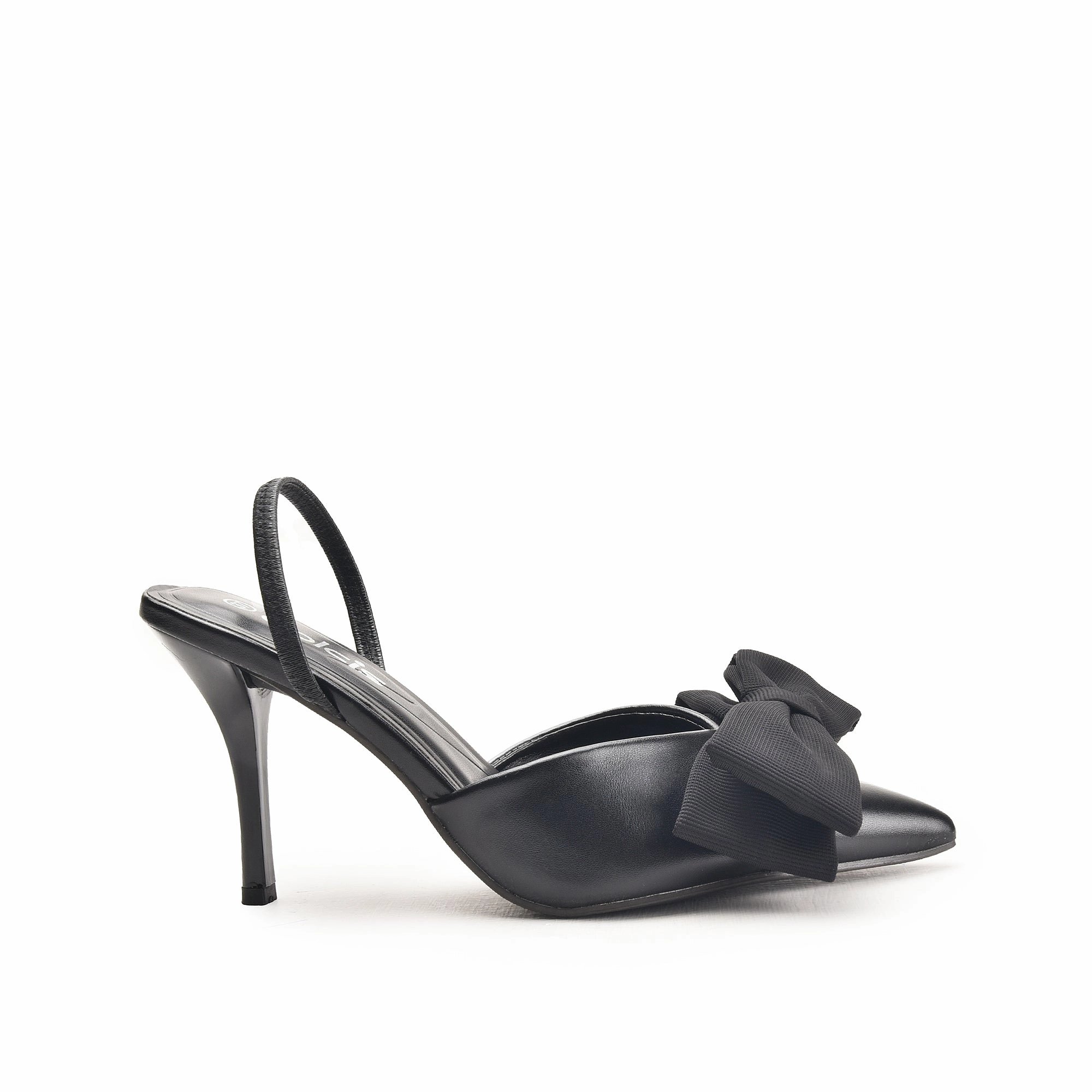 Black High Heels with Bow Detail | 497N-C High Heels Große Größen