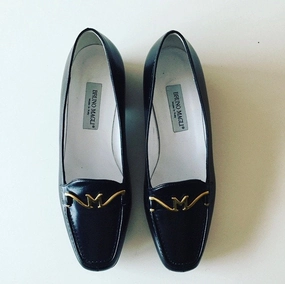 Black Magli Loafer Loafers On Feet