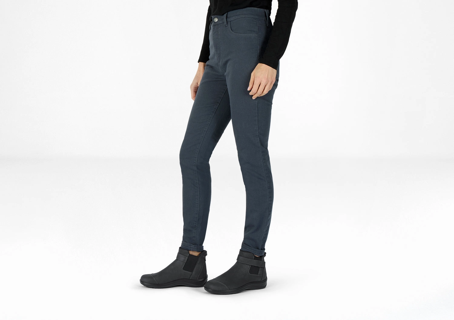 Chelsea Boots Metal Tip Blaire Hands-Free - Black