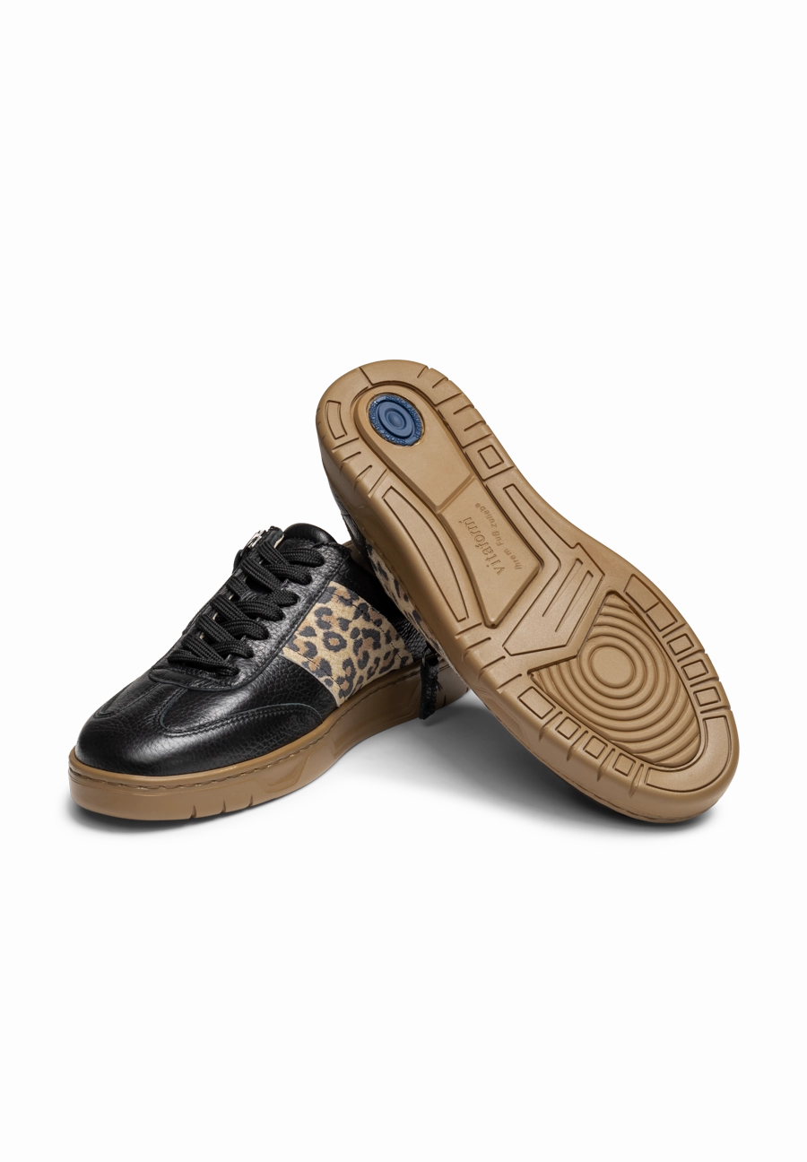 blendender Sneaker Hirschleder Leo Weiße Leder Sneaker Waschmaschine