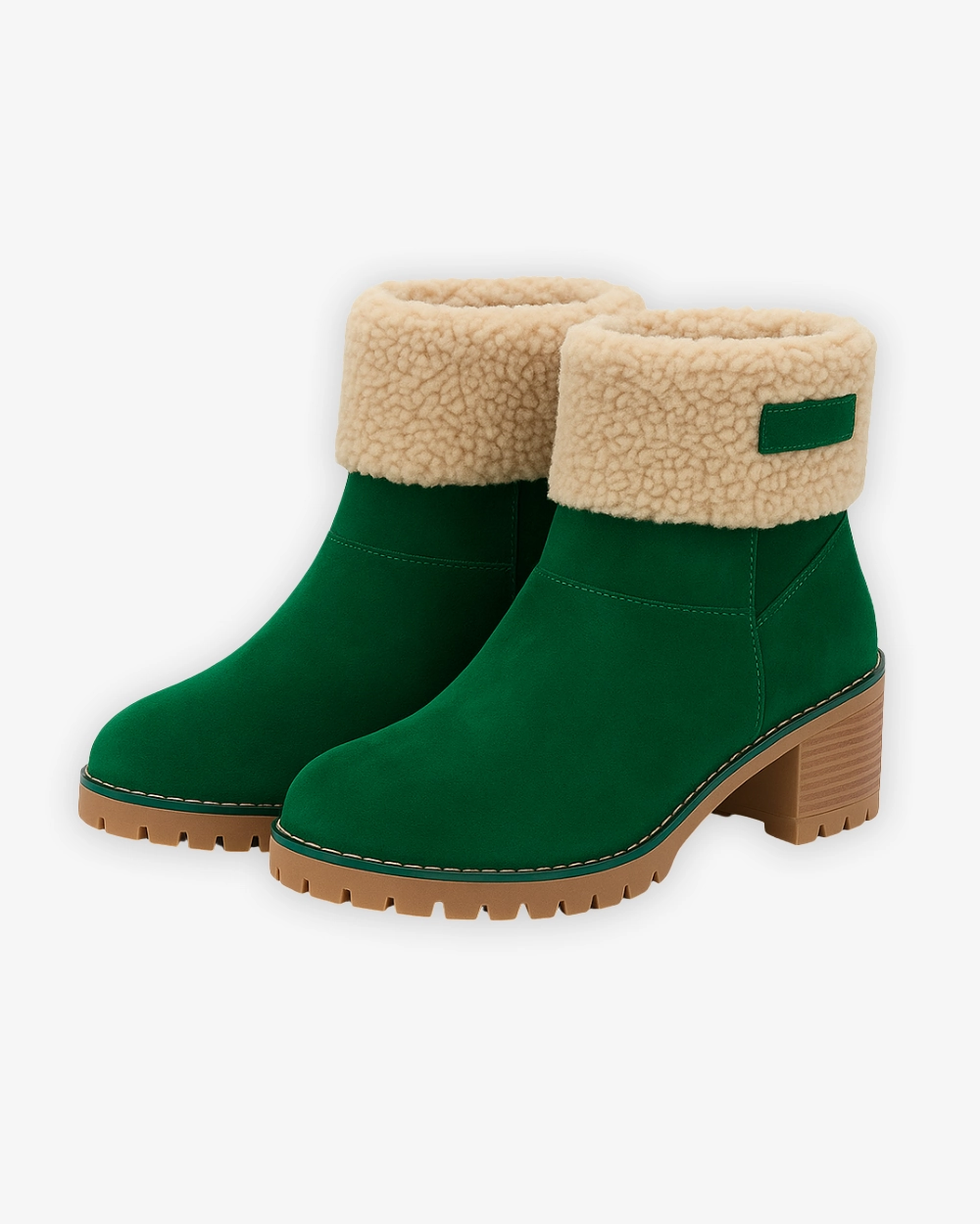 Blockabsatz Winterstiefel mit warmem Futter