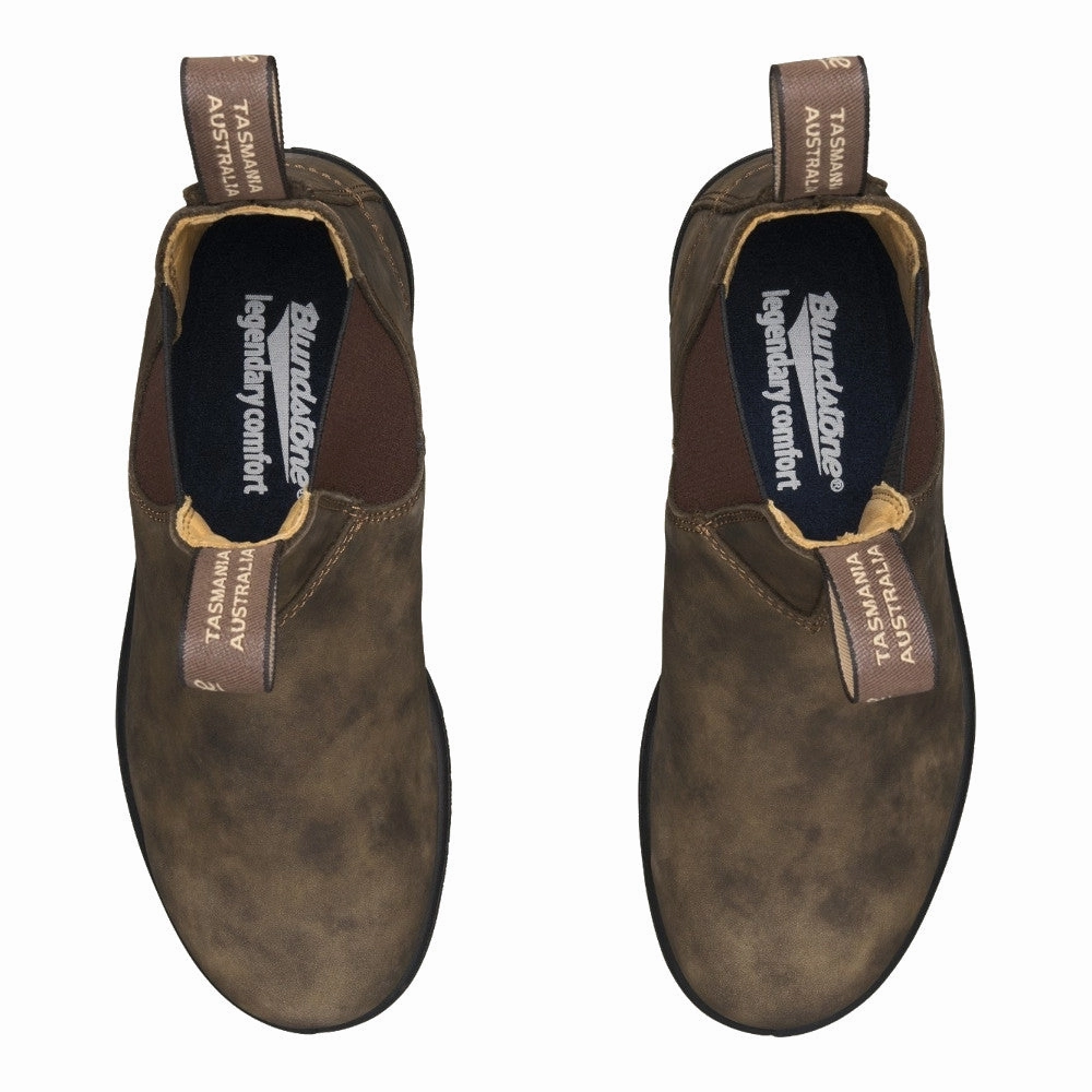 Blundstone - 585 Klassische rustikale Chelsea-Stiefel // Braun Stiefel Gr 45